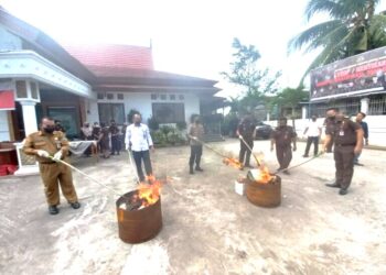400 gr Sabu Dimusnahkan Kejari Tanjab Barat, Total Dari 16 Perkara Narkotika