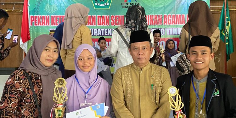 Siswa SMA3 TJT Juara 1dan3 PENTAS PAI