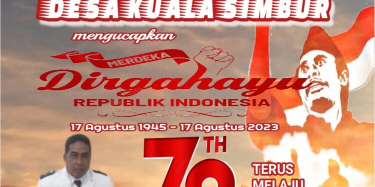 Pemerintah Desa Kuala Simbur Mengucapkan Dirgahayu HUT RI ke. 78