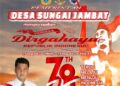 Pemerintahan Desa Sungai Jambat Mengucapkan Dirgahayu HUT RI ke 78