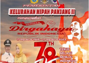 Pemerintah Kelurahan Nipah Panjang Dua Mengucapkan Dirgahayu HUT RI Ke 78