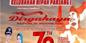 Pemerintah Kelurahan Nipah Panjang Satu Mengucapkan Dirgahayu HUT RI ke 78
