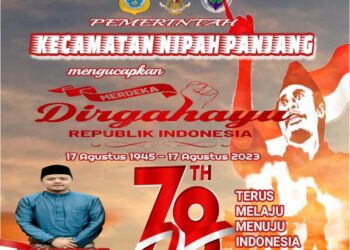 Pemeeintah Kecamatan Nipah Panjang Mengucapkan Dirgahayu HUT RI ke 78