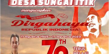 Pemerintah Desa Sungai itik Mengucapka Dirgahayu HUT RI Ke 78