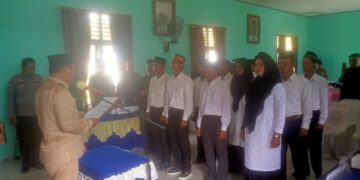 Sekda Safril. Lantik Anggota BPD Desa Bungo Tanjung dan Desa Sungai Jeruk