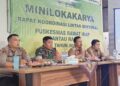 Puskesmas Rantau Rasau Gelar Rapat Koordinasi Lokakarya Mini Lintas Sektor