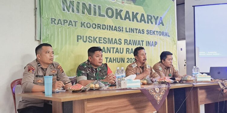 Puskesmas Rantau Rasau Gelar Rapat Koordinasi Lokakarya Mini Lintas Sektor