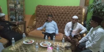 H.  Bakri Hadiri Acara Maulid Nabi Di Masjid Al Hidayah Kec. Nipah Panjang