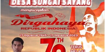 Pemerintahan Desa Sungai Sayang Mengucapkan Dirgahayu HUT RI Ke 78