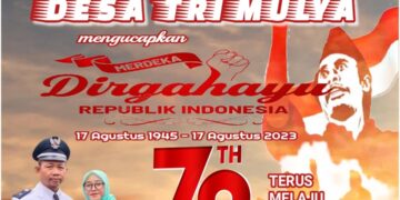 Pemerintahan Desa Tri Mulya Mengucapkan Dirgahayu HUT RI Ke 78