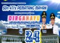 Keluarga Besar SDN 47/X Pematang Mayan Mengucapkan Dirgahayu HUT Kab. Tanjabtim ke 24