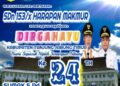 Keluarga Besar SDN 153/X Desa Harapan Makmur Mengucapkan Dirgahayu HUT Kab. Tanjabtim Ke 24