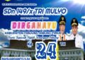 Keluarga Besar SDN 149/ X Tri Mulyo Mengucapkan Dirgahayu HUT Kab. Tanjabtim Ke 24