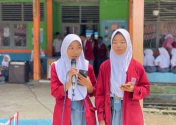 Nurani/ Defia Unggul Tipis Pada Pemilihan Ketua OSIS SMAN3 Tanjabtim