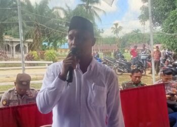 Menang Mutlak. Agus Setiawan Terpilih Menjadi Kades Rantau Jaya.