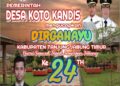 Pemerintah Desa Koto Kandis Mengucapkan Dirgahayu HUT Kab. Tanjabtim Ke 24