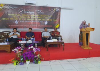 KPU Tanjung Jabung Timur Adakan Bimtek Simulasi Tahapan Pemilu 2024