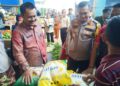 Kadis Ketahanan Pangan Bersama Kapolres Dan Satgas Pangan Melakukan Sidak Pasar
