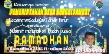 Pemerintah Desa Sei Jambat Mengucapkan Selamat Menunaikan Ibadah Puasa 1445 H