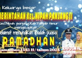Pemerintah Kelurahan Nipah Panjang Dua Mengucapkan Selamat Menunaikan Ibadah Puasa 1445 H