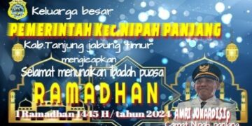 Keluarga Besar Pemerintah Kec Nipah Panjang Mengucapkan Selamat Menunaikan Ibadah Puasa 1445 H