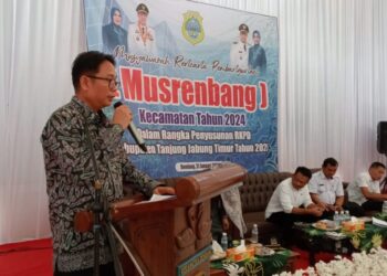 Tujuh Anggota DPRD Dapil 1 Hadiri Musrenbang Kec.  Muara Sabak Timur