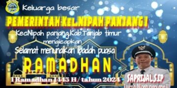 Pemerintah Kelurahan Nipah Panjang Satu Mengucapkan Selamat Menunaikan Ibadah Puasa 1445 H