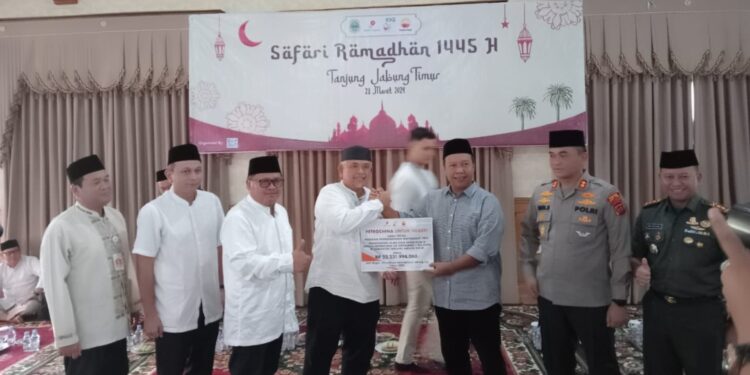 Sah, Kerjasama Petrochina — Pemkab Tanjabtim kembali bangun jalan