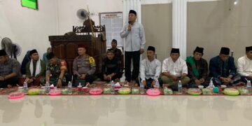 Sekda Sapril Doakan Bupati, Di Safari Ramadhan Kec Rantau Rasau