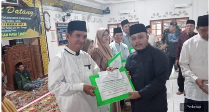 Wabup Dan Sekda Tanjabtim Hadiri Safari Ramadhan Di Kecamatan Geragai