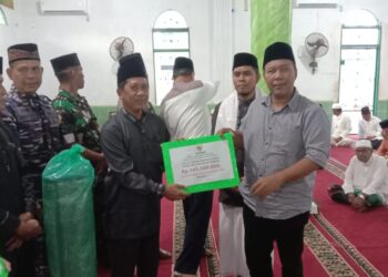 Bupati Romi Safari Ramadhan Di Masjid Arraudhah Kec Nipah Panjang. 