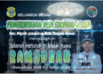 Keluarga Besar Desa Simpang Jelita Mengucapkan Selamat Menunaikan Ibadah Puasa 1445 H