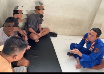 Berlinang Air Mata Tahanan Polairud Ketika Dinasehati Oleh Dirpolairud Polda Jambi