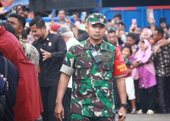 Dandim 0416/Bute Pimpin Pelaksanaan Pengamanan Rute Yang dilalui Presiden RI