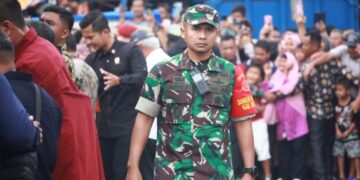 Dandim 0416/Bute Pimpin Pelaksanaan Pengamanan Rute Yang dilalui Presiden RI