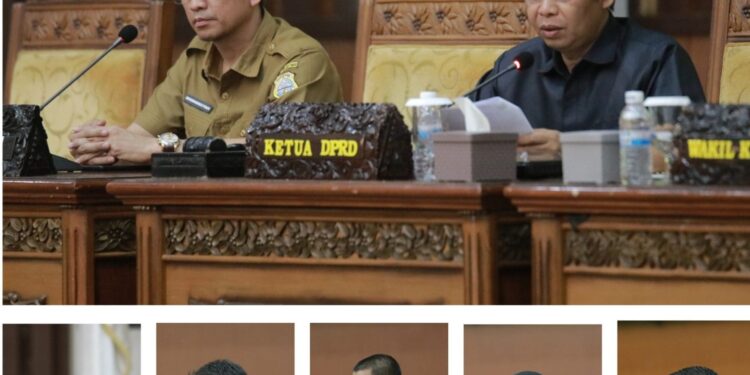DPRD Kabupaten Tanjung Jabung Timur menggelar rapat paripurna dalam rangka pandangan umum fraksi-fraksi DPRD Tanjab Timur terhadap nota pengantar rancangan peraturan daerah