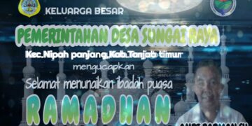 Keluarga Besar Pemerintah Desa Sungai Raya Mengucapkan Selamat Menunaikan Ibadah Puasa 1445 H.