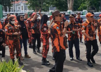Pemuda Pancasila Kota Jambi Sampaikan Aspirasi, Sekda : Dalam Waktu Dekat Panggil Kepala OPD
