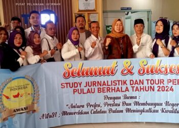 Ini Hasil Kunjungan AWaSI Jambi di TVRI Jambi