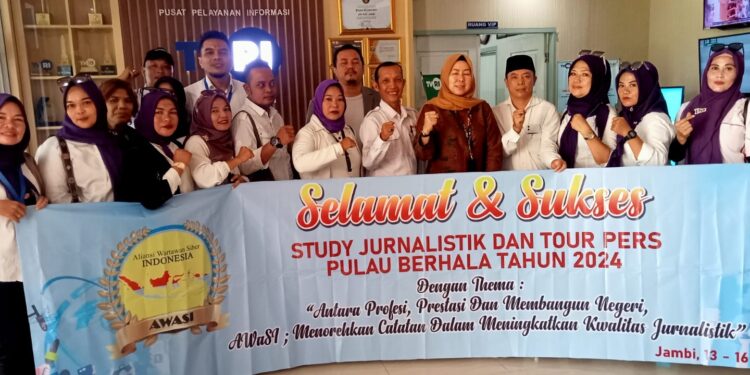 Ini Hasil Kunjungan AWaSI Jambi di TVRI Jambi