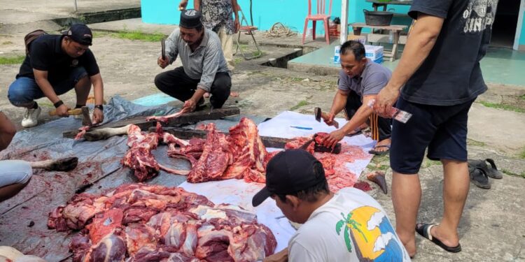 Forkom Ormas dan LMP Perjuangan Melaksanakan Pemotongan Hewan Kurban