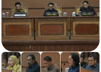 Rapat Paripurna Pandangan Umum Fraksi-fraksi DPRD Tanjung Jabung Timur terhadap Nota Pengantar Rancangan Kebijakan Umum Anggaran dan Prioritas dan Plafon Anggaran Sementara Tahun Anggaran 2025 Kabupaten Tanjung Jabung Timur