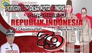 Pemerintah Desa Kota Kandis Mengucapkan Dirgahayu RI Ke 79