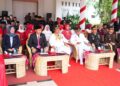 Ketua DPRD Kabupaten Tanjung Jabung Timur, Mahrup, S.E. menghadiri upacara peringatan Hari Ulang Tahun Kemerdekaan Republik Indonesia Ke- 79 Tahun