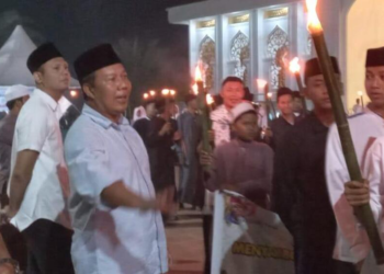 Bupati Romi Lepas Pawai Obor Peringati Tahun Baru Islam 1 Muharam 1446 Hijriah