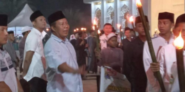 Bupati Romi Lepas Pawai Obor Peringati Tahun Baru Islam 1 Muharam 1446 Hijriah