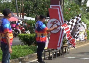 Wabub Robby Membuka Kejurda Balap Sepeda Kapolda Jambi Cup