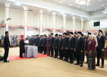 30 anggota Dewan Perwakilan Rakyat Daerah (DPRD) Kabupaten Tanjung Jabung Timur periode 2024-2029 resmi dilantik.