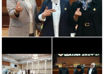DPRD Kabupaten Tanjung Jabung Timur menggelar rapat paripurna dengan acara pengumuman dan penetapan calon pimpinan DPRD Kabupaten Tanjung Jabung Timur masa jabatan 2024-2029