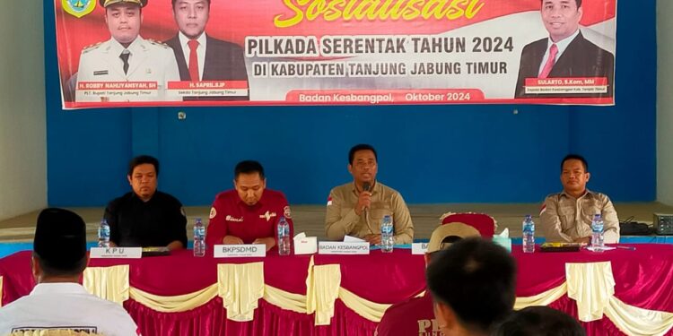 Kesbangpol gelar sosialisasi Pilkada Serentak Tahun 2024 di dapil 2